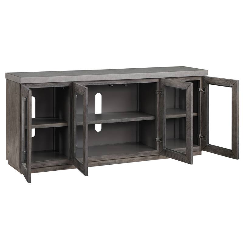 Vilo Home Corktown 65" Concrete Top TV Stand Bed Bath & Beyond 37508496